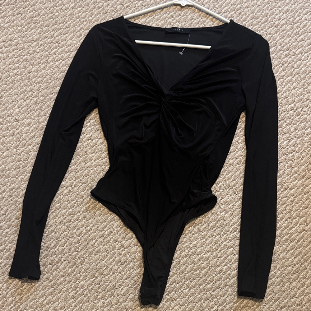 Black Long Sleeve Bodysuit